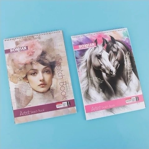 دفتر طراحی اشتنباخ A4 سیمی 30 برگ سخن