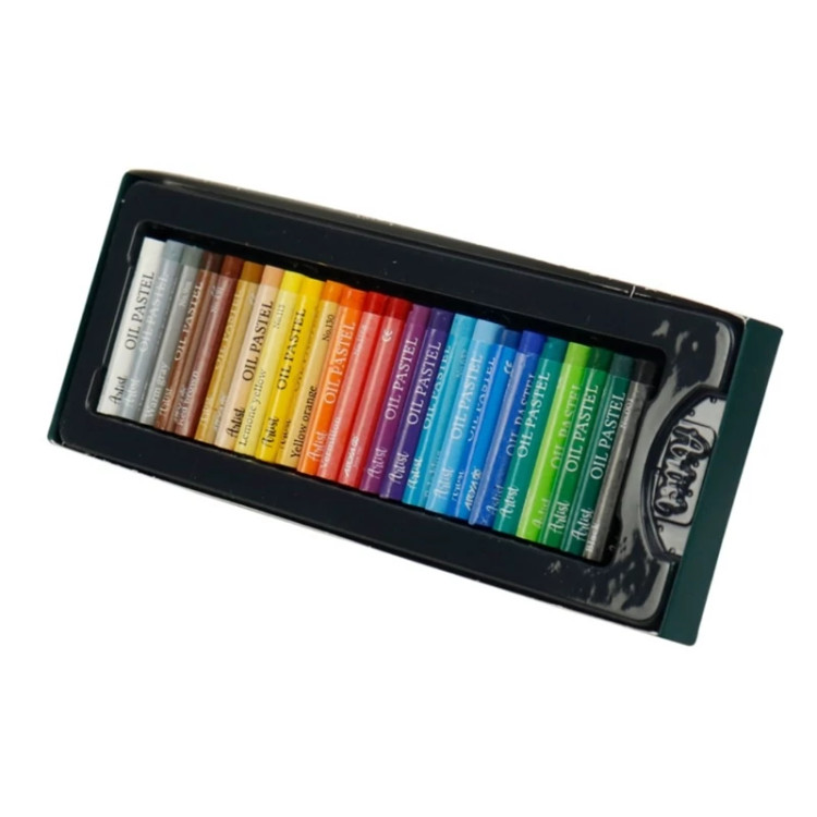 مداد شمعی 24 رنگ آرتیست آریا Arya Artist 2602