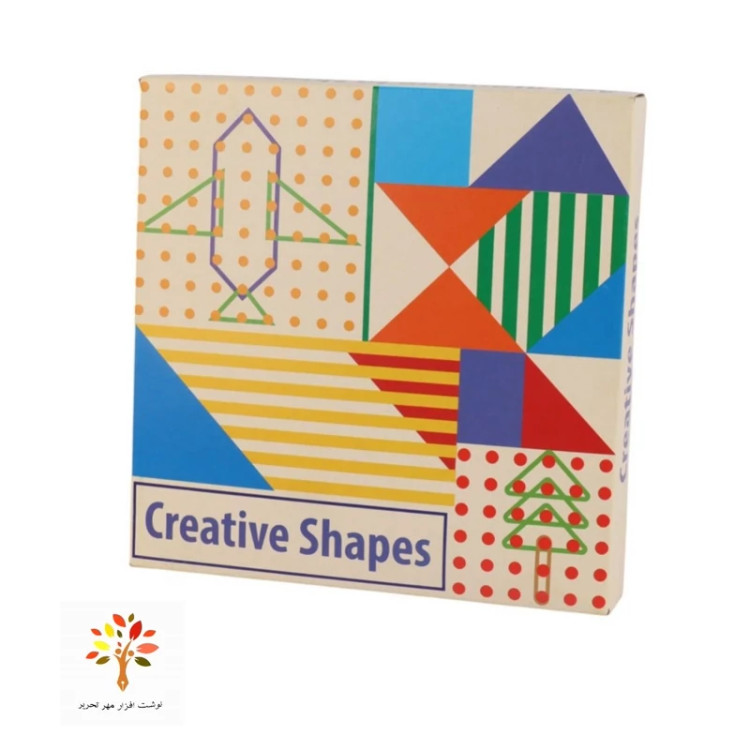 بازی رومیزی تخته میخی شکل ساز Creative Shapes