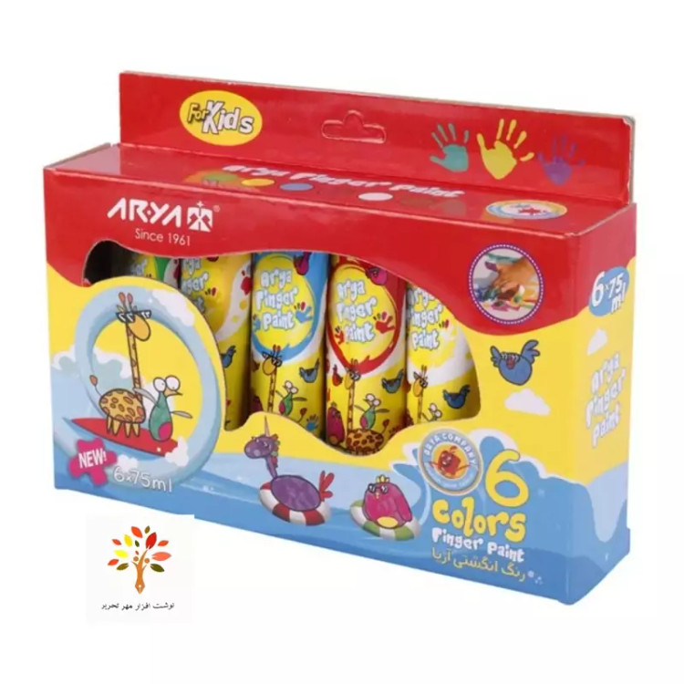 رنگ انگشتی 6 رنگ آریا Arya 7015