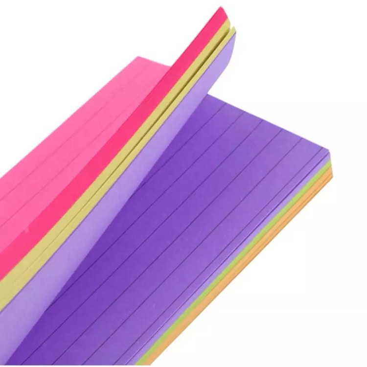 کاغذ یادداشت چسب دار رنگی Sam Stick Note 12.5*7.5cm بسته 100 برگی