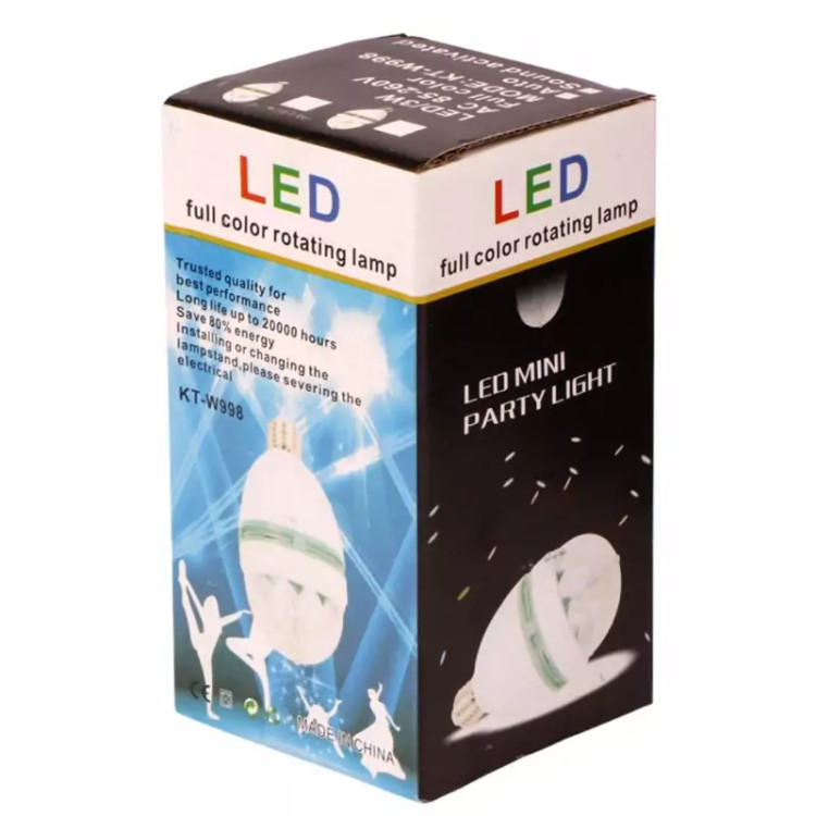لامپ رقص نور Soltane Rise KT-W998 3W E27