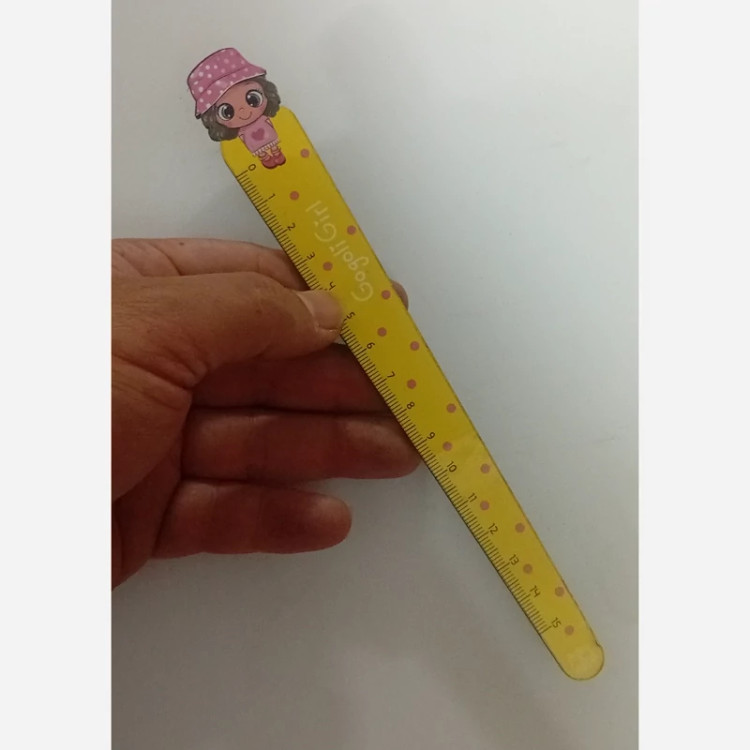 خط کش چوبی 15cm دخترانه