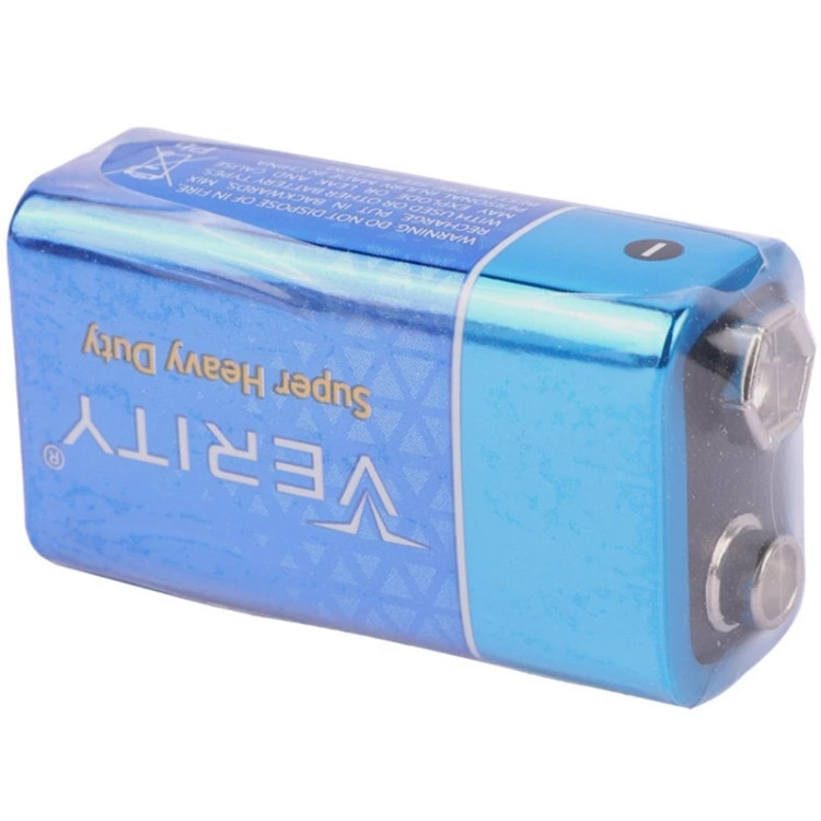 باتری کتابی Verity Super Heavy Duty 6F22 9V شرینک