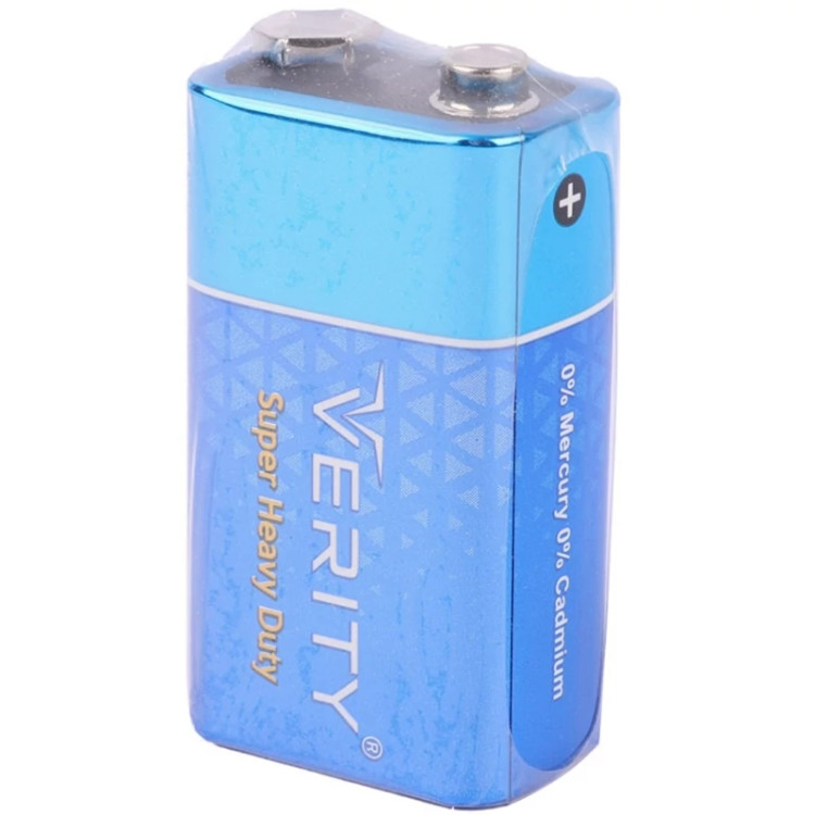 باتری کتابی Verity Super Heavy Duty 6F22 9V شرینک