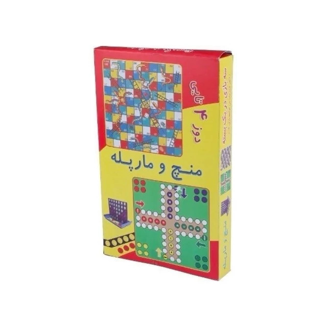 بازی فکری دوز 4 تایی و منچ و مار پله