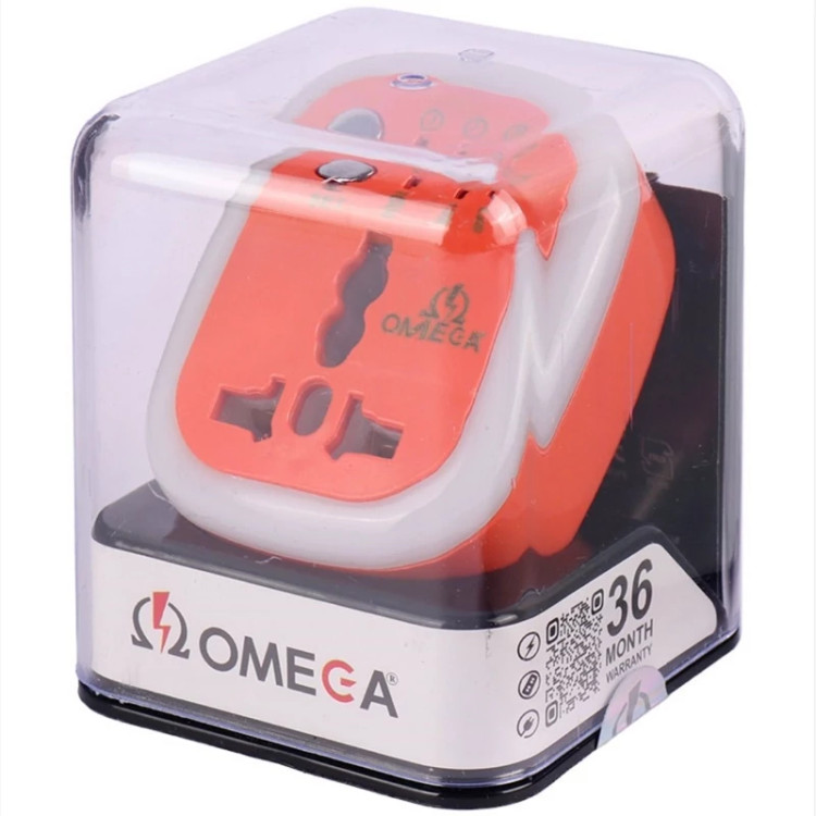 تبدیل 3به2 برق تایمر دار Omega M100