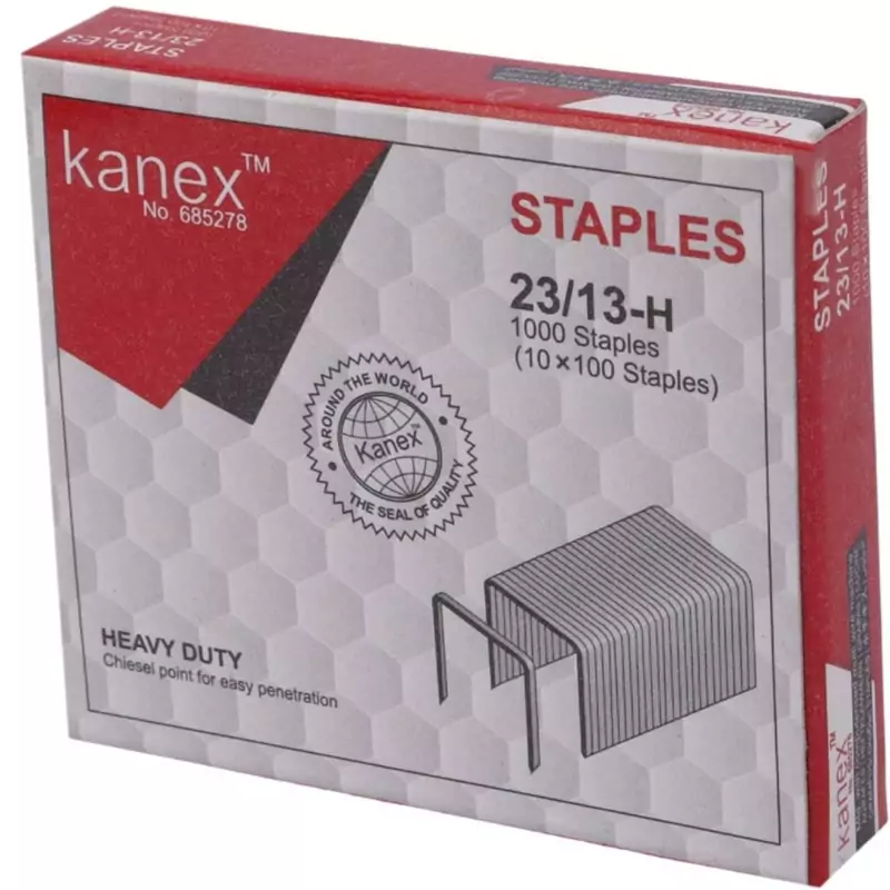 سوزن منگنه کانکس Kanex 685278 سایز 23.13 بسته 1000 عددی