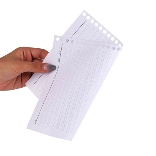 کاغذ یدک کلاسور 26 سوراخ دو خط 100 برگ Sobhan