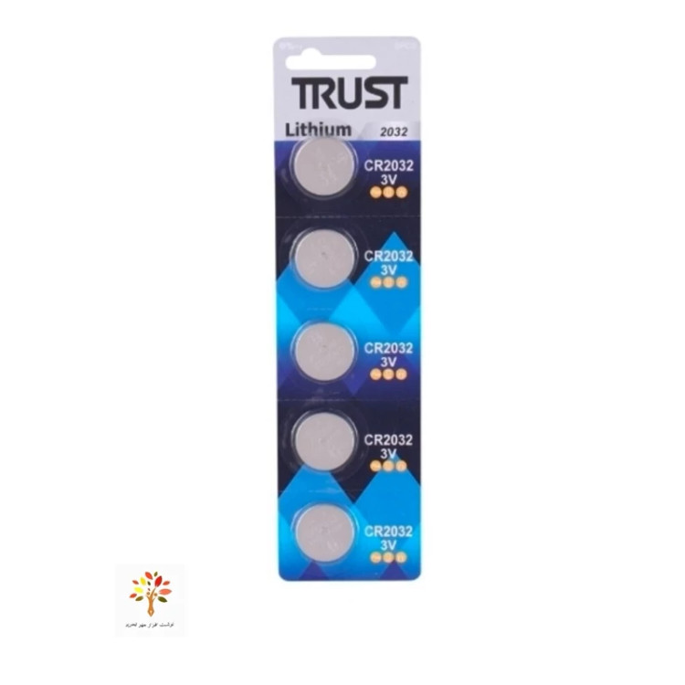 باتری سکه ای لیتیومی Trust مدل CR2032