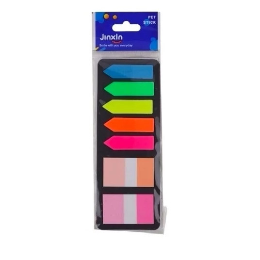 کاغذ یادداشت چسب دار طرح فلش و دیوایدر Jinxln P15-2 4.5*1.2cm بسته 7 عددی