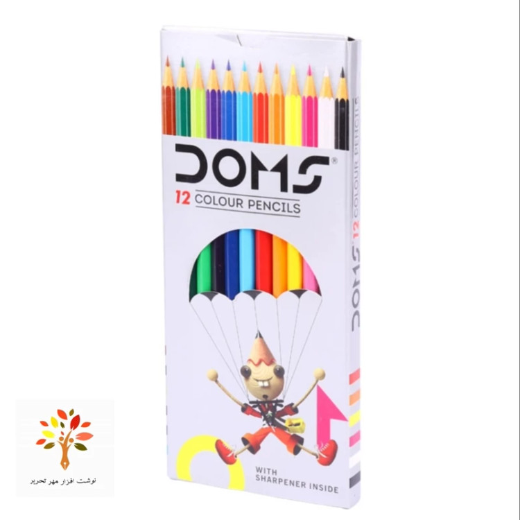 مداد رنگی 12 رنگ دامس Doms Art No.3445