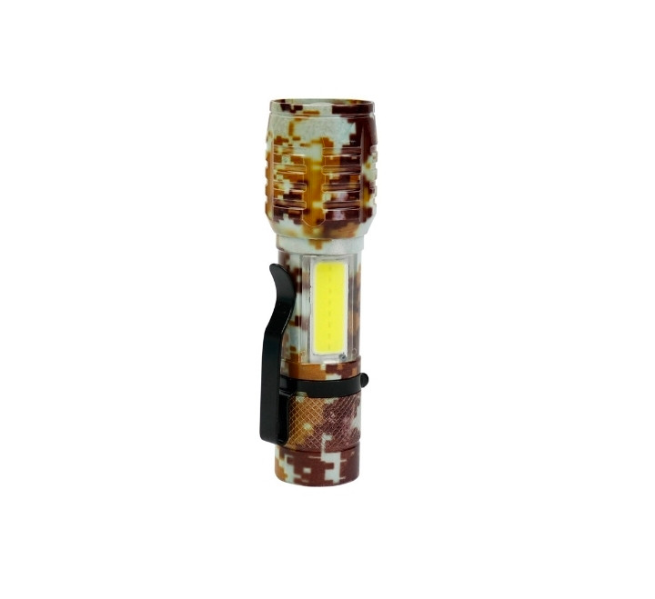 چراغ قوه پلیسی Flashlight CoB+XPE LED چریکی
