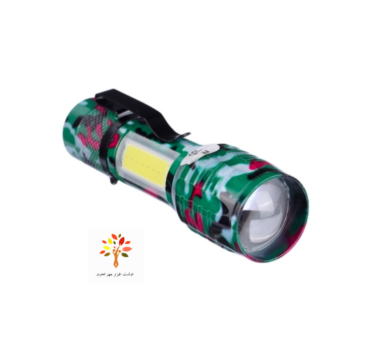چراغ قوه پلیسی Flashlight CoB+XPE LED چریکی