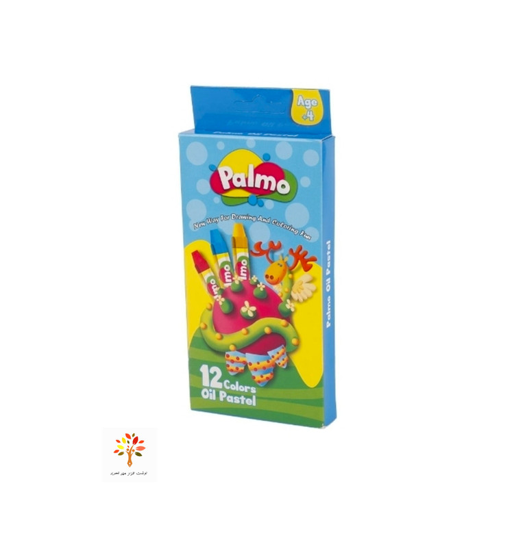 پاستل روغنی 12 رنگ پالمو palmo NO.2202
