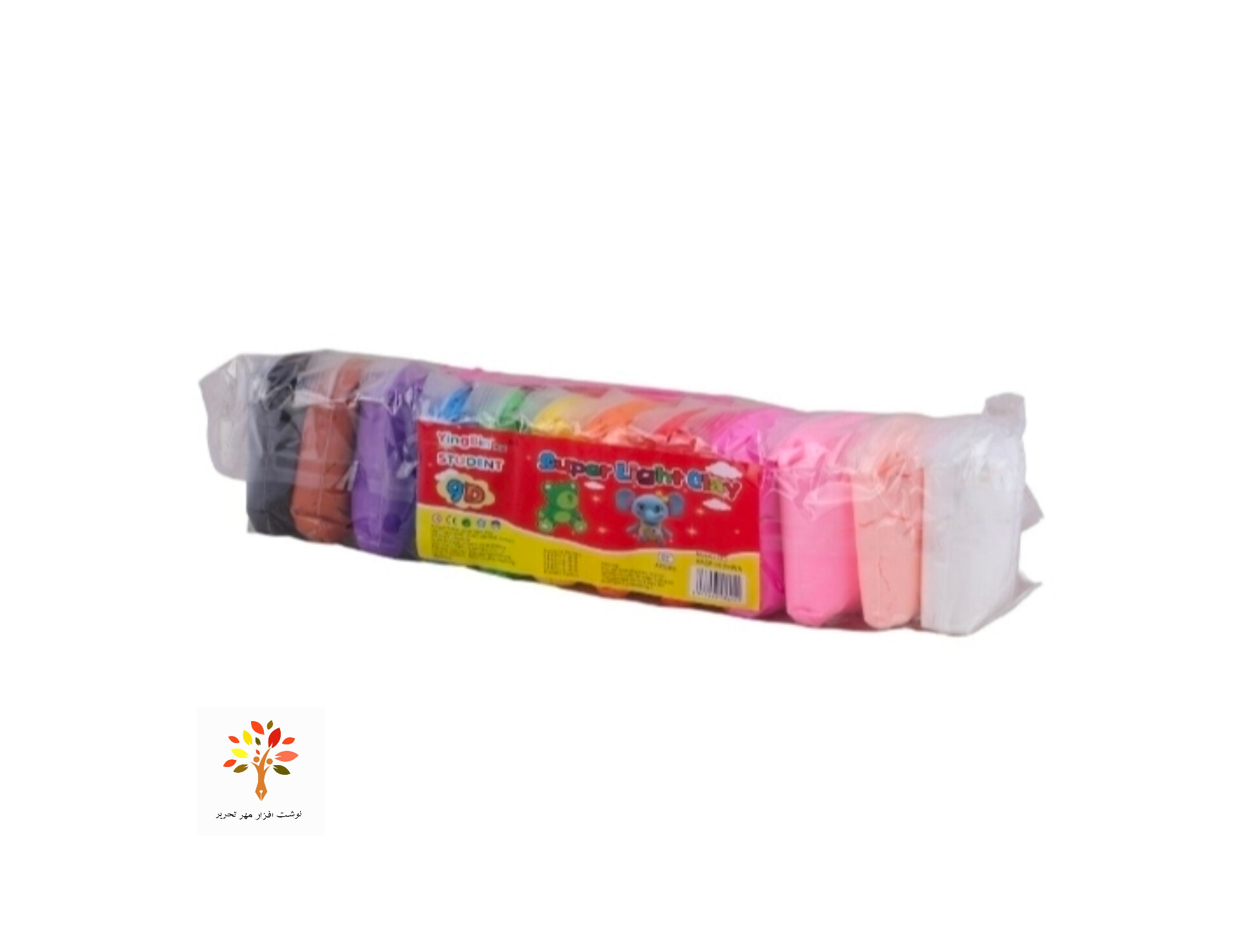 خمیر بازی کلی 12 رنگ بزرگ Ying Bin 1312