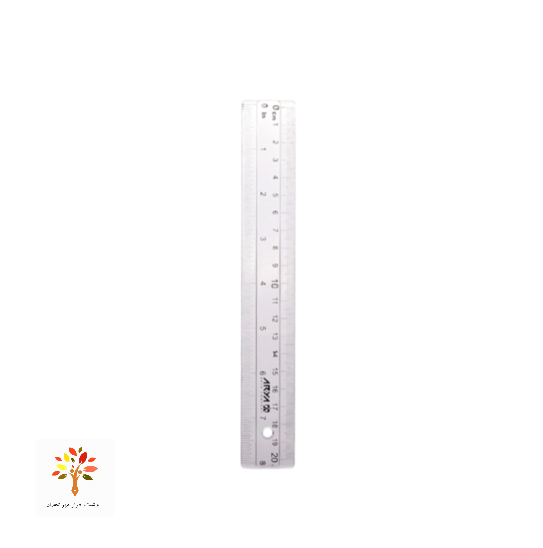 خط کش پلاستیکی آریا Arya 8030 20cm