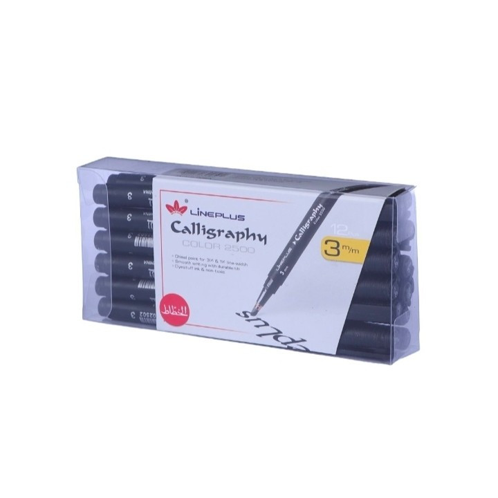 قلم خطاطی لاین پلاس Calligraphy Color 2500 سایز 3 میلی متر