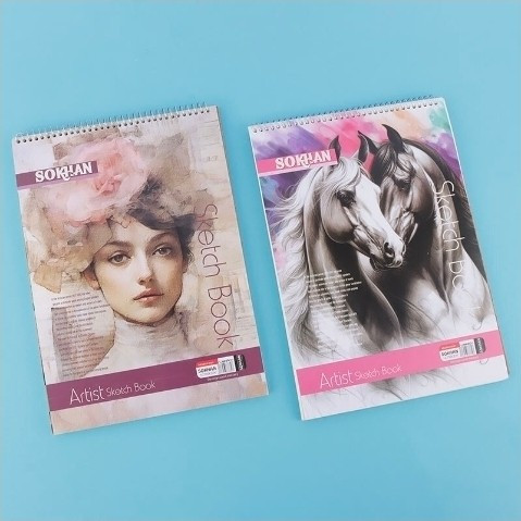 دفتر طراحی اشتنباخ A4 سیمی 30 برگ سخن
