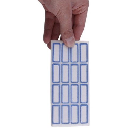 برچسب دور آبی 14*32 میلی متر