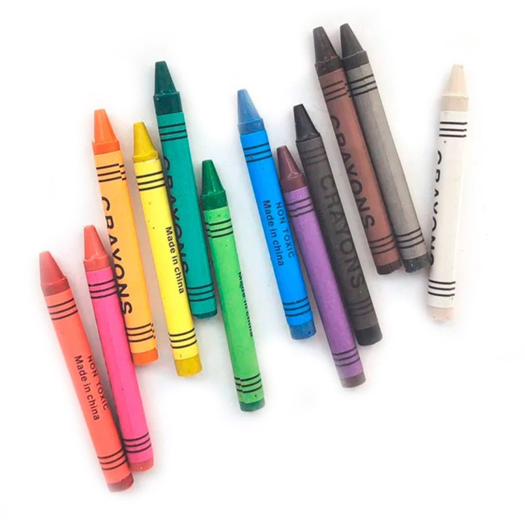 پاستل روغنی 12 رنگ Crayons
