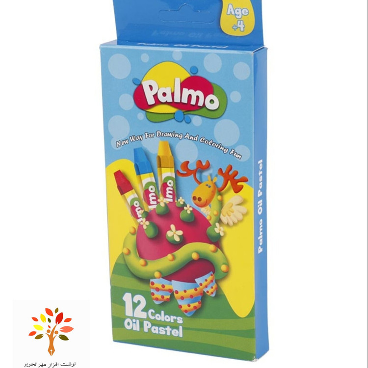 پاستل روغنی 12 رنگ پالمو palmo NO.2202