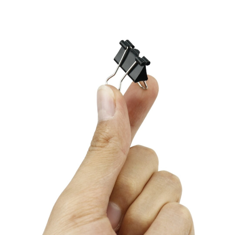 گیره دوبل DL OFFICE 19mm بسته 12 عددی