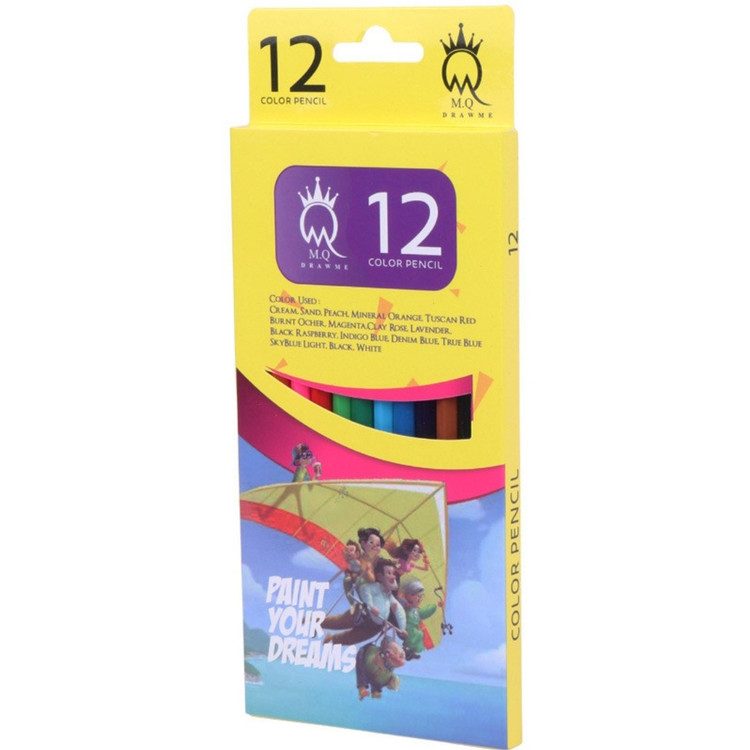 مداد رنگی 12 رنگ ام کیو M.Q MQ-00012M
