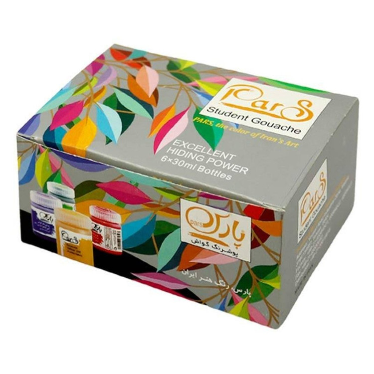 گواش 6 رنگ پارس Pars