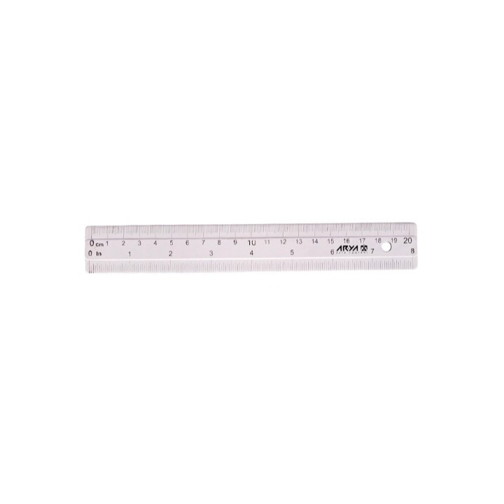 خط کش پلاستیکی آریا Arya 8030 20cm