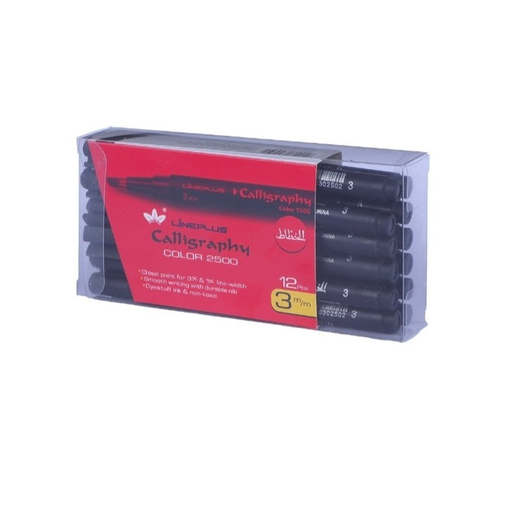 قلم خطاطی لاین پلاس Calligraphy Color 2500 سایز 3 میلی متر
