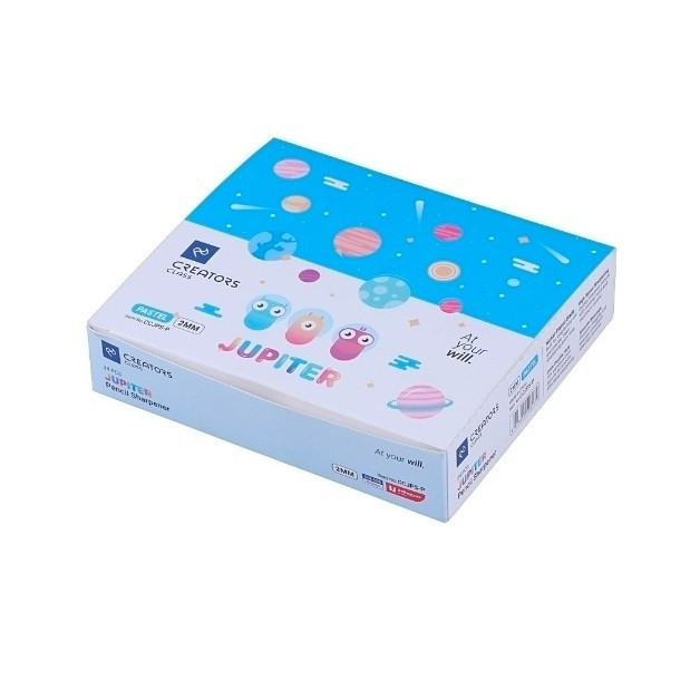 تراش پلاستیکی مخزن دار رنگ پاستلی کریتورز کلاس 2 دهم Jupiter CCJPS-P