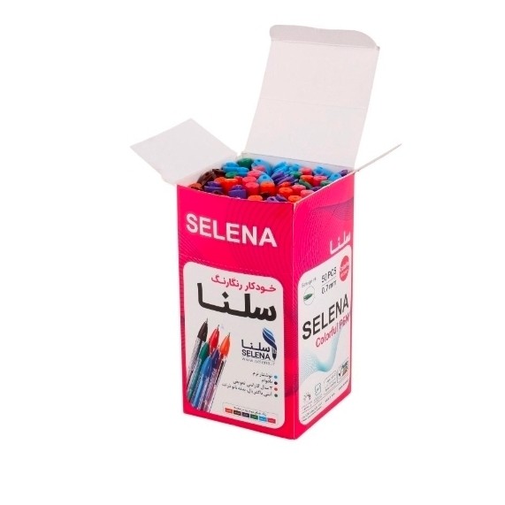 خودکار رنگی Selena با قطر 0.7 میلی متر
