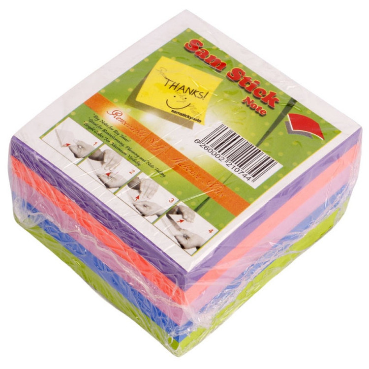 کاغذ یادداشت چسب دار ASA 7.5*7.5 بسته 400 برگی