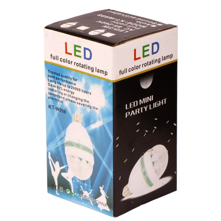 لامپ رقص نور Soltane Rise KT-W998 3W E27