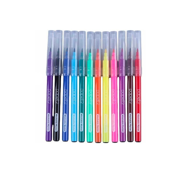 ماژیک نقاشی 12 رنگ پاپلی NO.P-501004