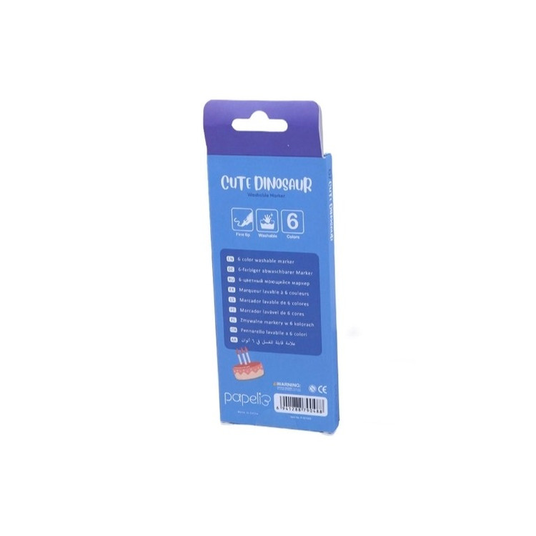 ماژیک نقاشی 6 رنگ پاپلی NO.P-501003