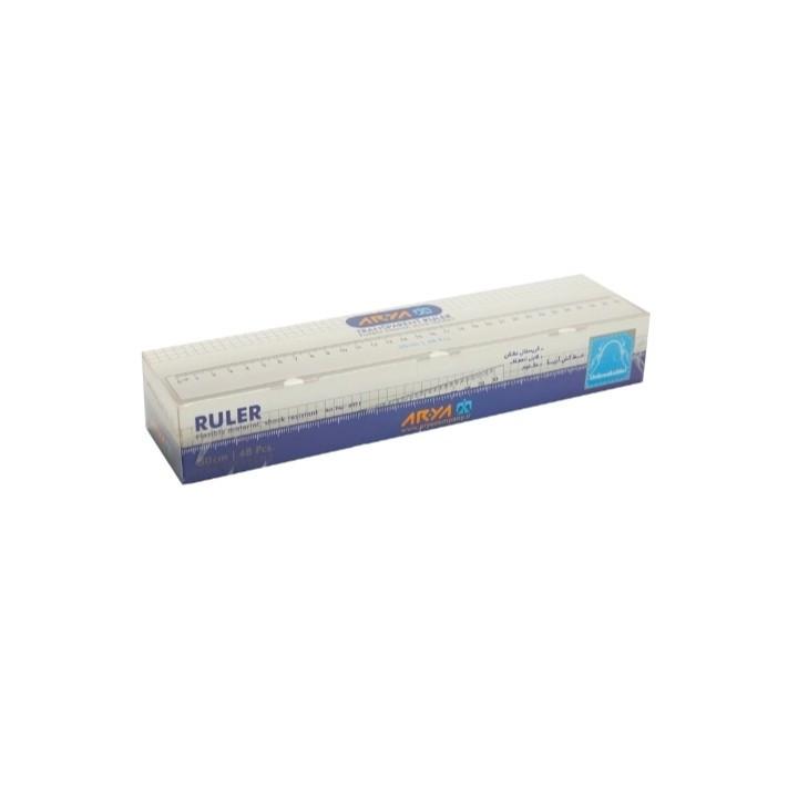 خط کش پلاستیکی آریا Arya 8031 30cm