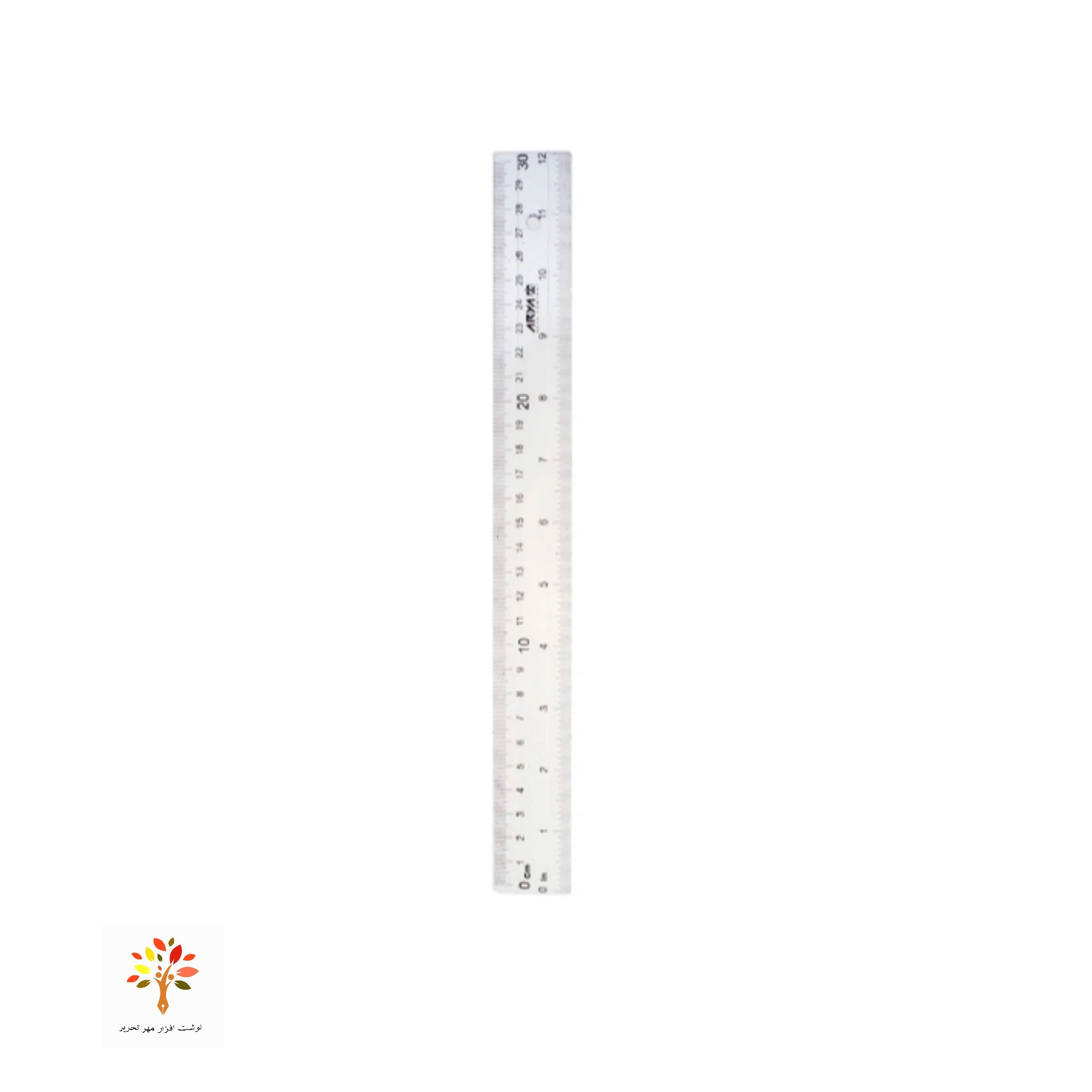 خط کش پلاستیکی آریا Arya 8031 30cm