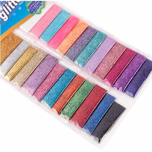 پودر اکلیل رنگی Magic Glitter بسته 1 عددی