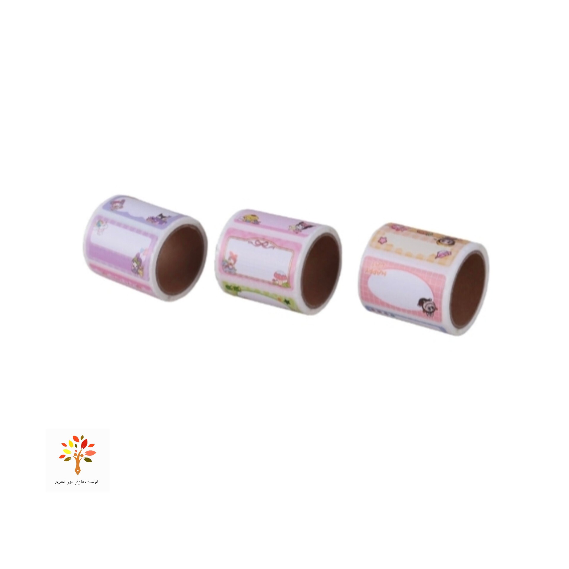 برچسب رولی نام و نام خانوادگی طرح عروسکی SZ/377