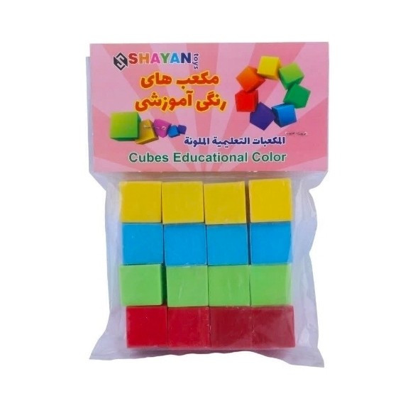 مجموعه آموزشی مکعب های ریاضی 16 عددی شایان تویز