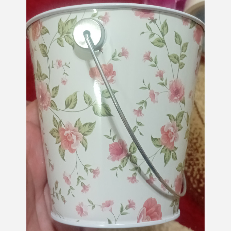 جاقلمی فلزی سطل فلزی رومیزی ساخته شده از فلز