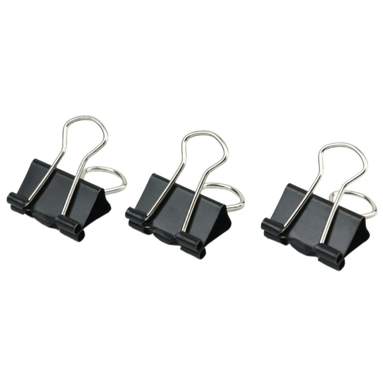 گیره دوبل DL OFFICE 19mm بسته 12 عددی