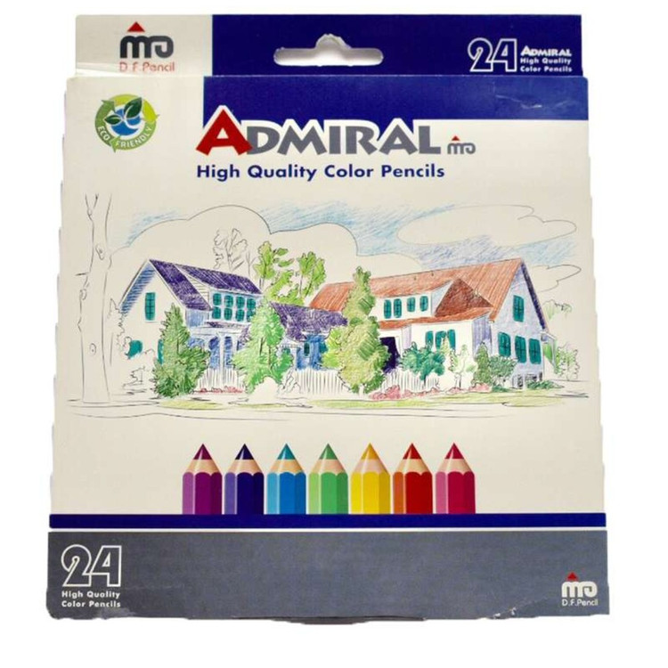 مداد رنگی 24 رنگ آدمیرال Admiral 761C
