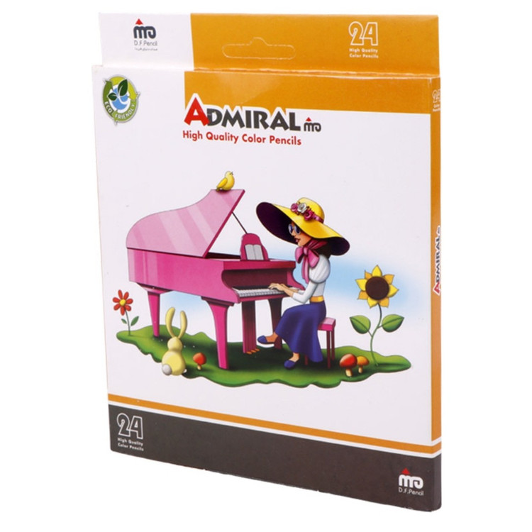 مداد رنگی 24 رنگ آدمیرال Admiral 761C