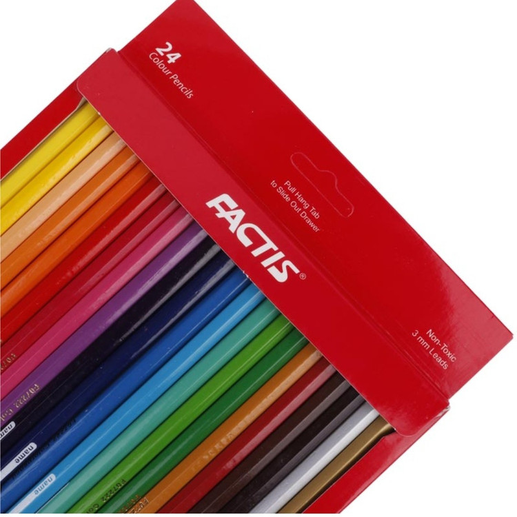 مداد رنگی 24 رنگ فکتیس Factis F07112324