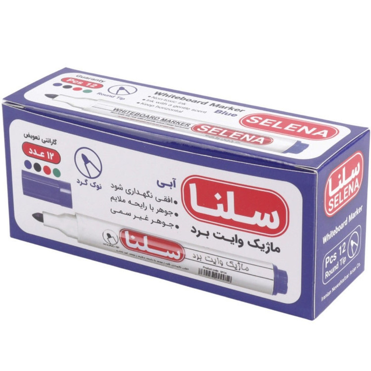 ماژیک وایت برد سلنا نوک گرد Selena PS124