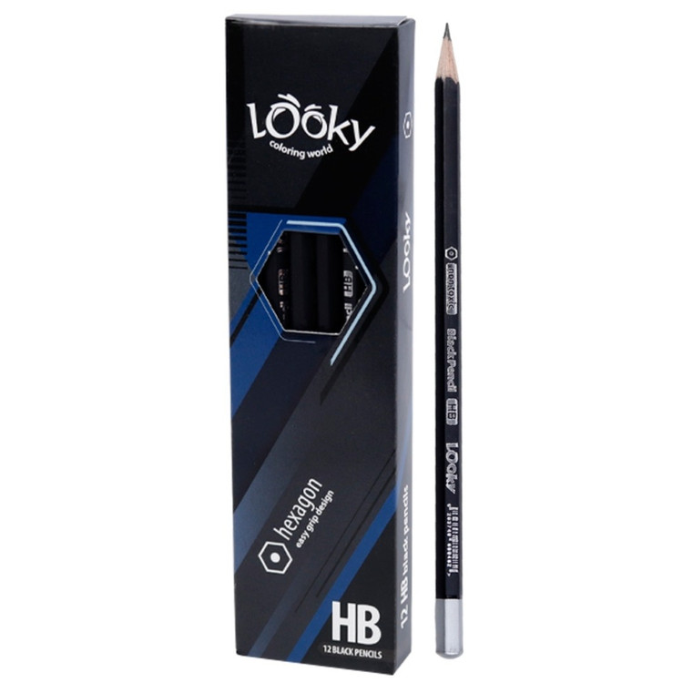 مداد مشکی لوکی Looky Hexagon