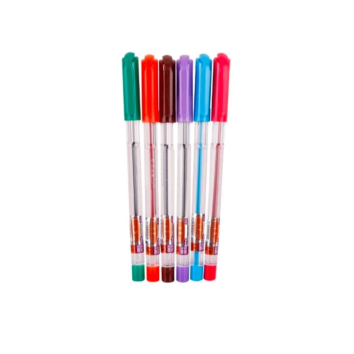 خودکار سلنا رنگی Selena SP120 1mm بسته 6 عددی